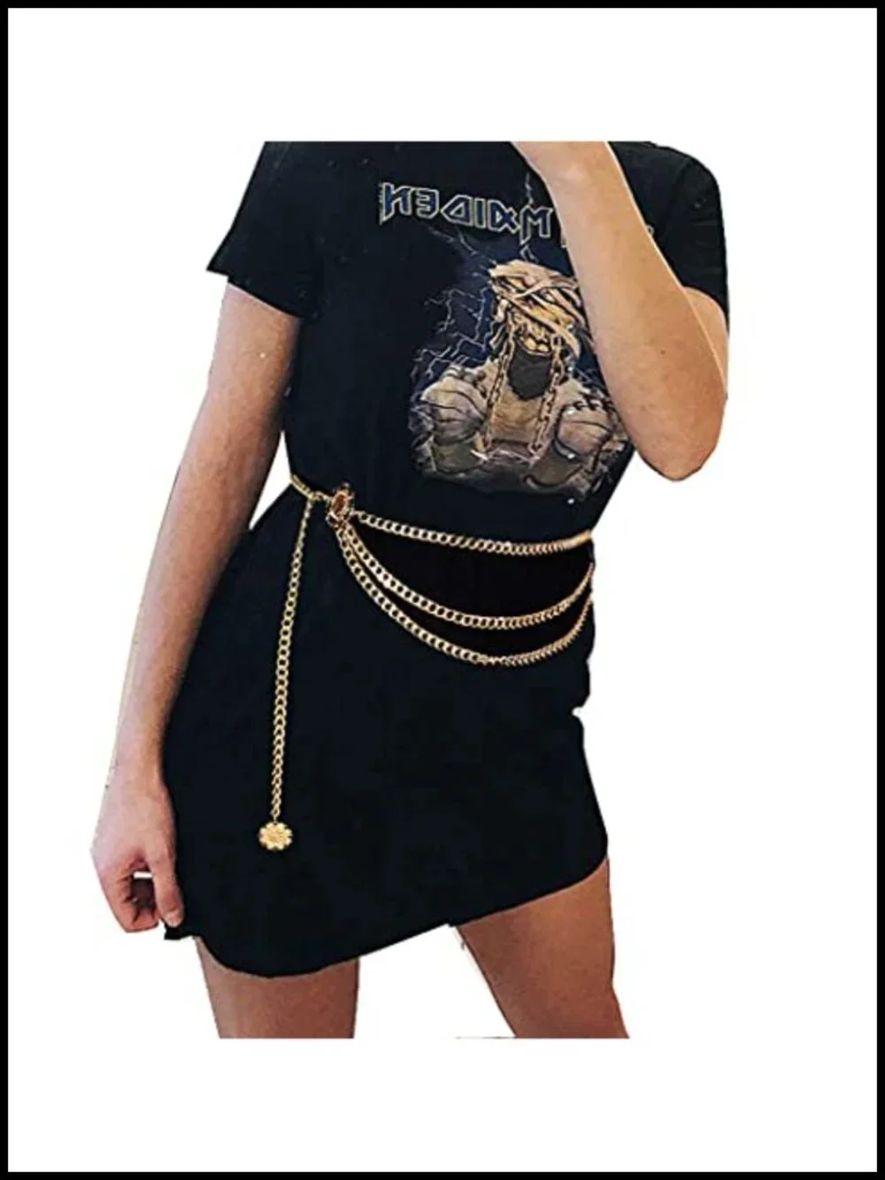 Multilayer Waist Chain Belt for Women - Adjustable Body Jewelry for Dresses
